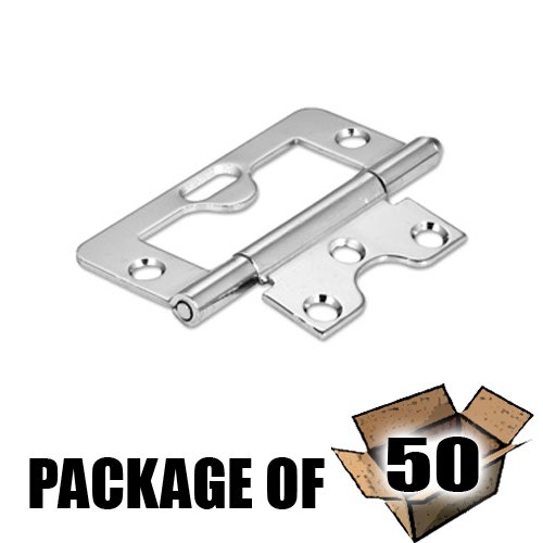 Hardware Resources (50 PACK) 3" Swaged Loose Pin Non-mortise Hinge in Polished Brass