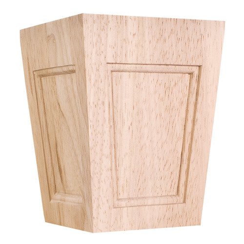 Hardware Resources Crown Transitional Bunn Foot in Hard Maple Wood