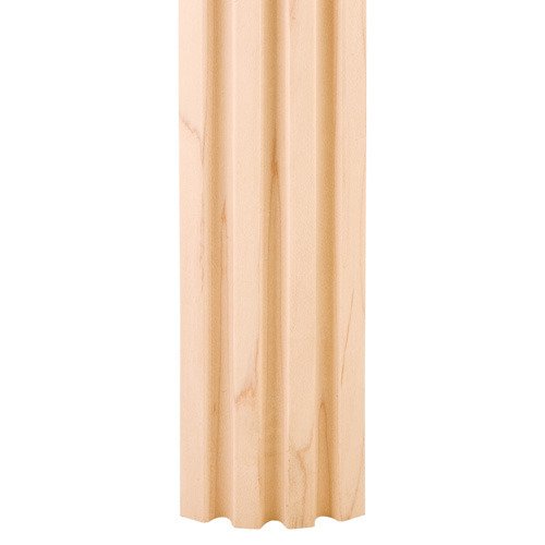 Hardware Resources 2-3/4" x 3/4" 3 Flute Corner Moulding in Cherry Wood (8 Linear Feet)