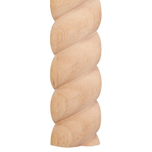 Hardware Resources Rope Traditional Corner Moulding in Hard Maple Wood (8 Linear Feet)