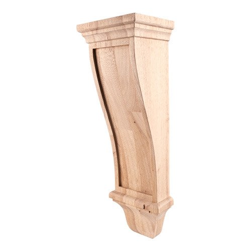 Hardware Resources 7" x 22" x 6" Renaissance Transitional Corbel in Hard Maple Wood