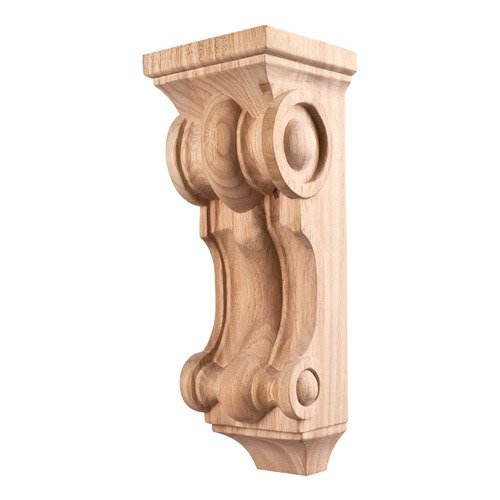 Hardware Resources 14" Romanesque Transitional Corbel in Maple Wood
