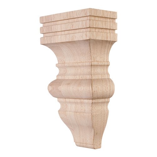 Hardware Resources 10" Baroque Traditional Corbel in Cherry Wood