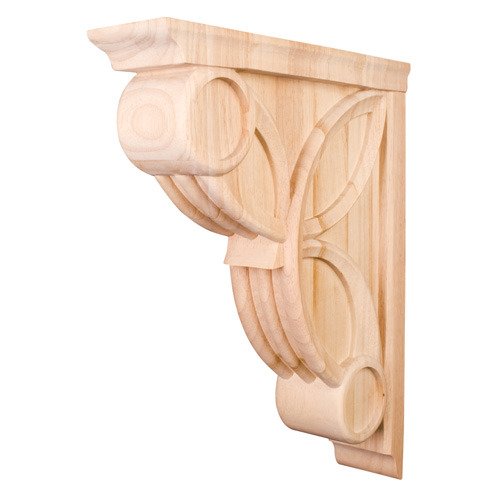 Hardware Resources 14" Celtic Weave Art Deco Corbel in Hard Maple Wood