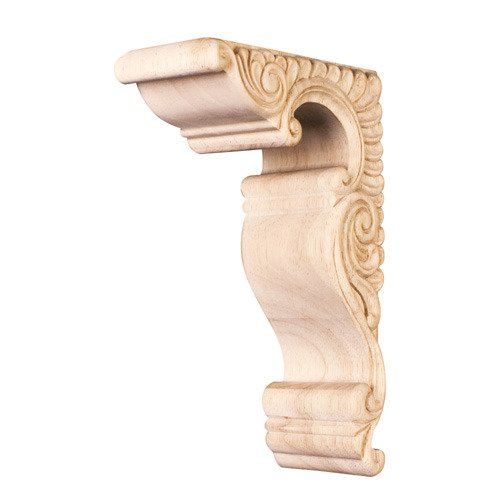 Hardware Resources 8" Basque Traditional Corbel in Hard Maple Wood