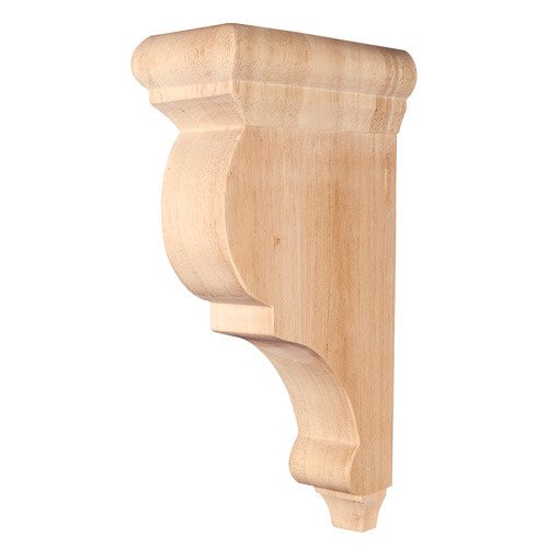 Hardware Resources 12" Traditional Corbel in White Birch Wood