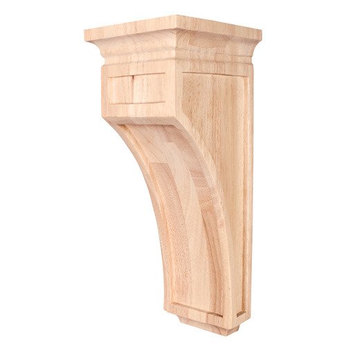 Hardware Resources 5" x 14" x 6" Mission Corbel in Hard Maple Wood