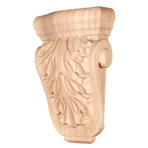 Hardware Resources 4 1/2" x 7" x 2" Acanthus Traditional Corbel in Cherry Wood