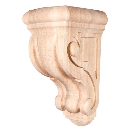 Hardware Resources 9 3/4" Rounded Traditional Corbel in Cherry Wood