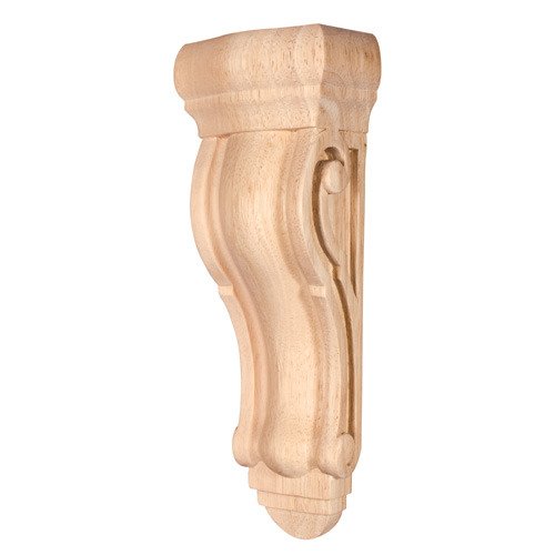 Hardware Resources 10" Rounded Traditional Corbel in Cherry Wood