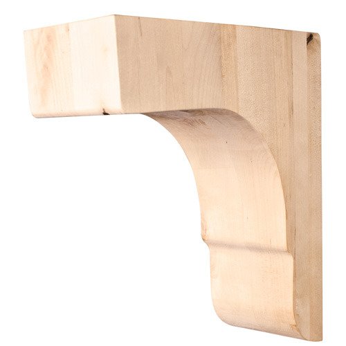Hardware Resources 9" Transitional Corbel in White Birch Wood