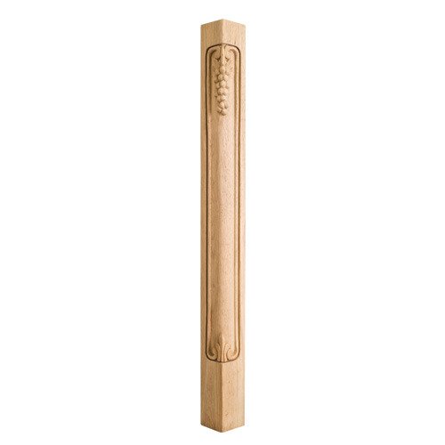 Hardware Resources 35 1/2" Grape Traditional Corner Post in Cherry Wood