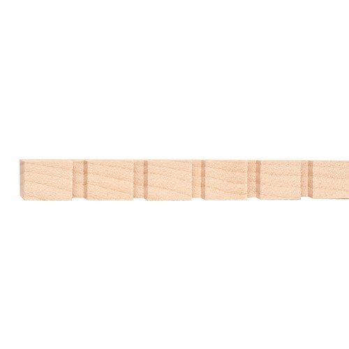 Hardware Resources 5/8" x 3/8" Dentil with 1/4" gap and 3/4" teeth in Oak Wood (120 Linear Feet)