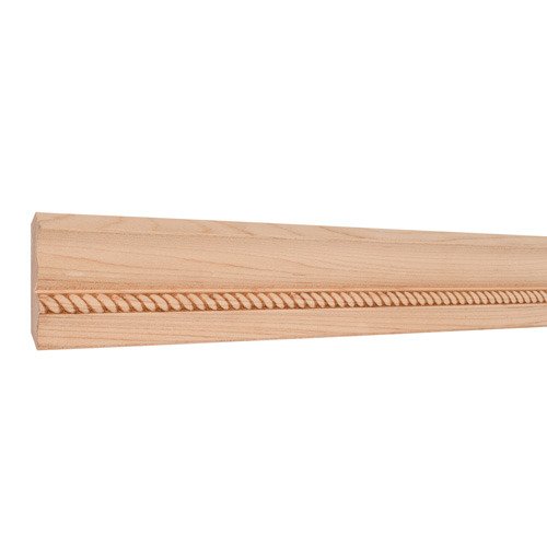 Hardware Resources 2-3/4" x 1/2" Rope Embossed Moulding in Cherry Wood (8 Linear Feet)
