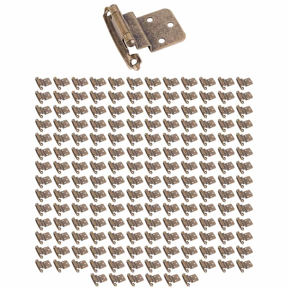 Hardware Resources (350 PACK) 3/8" Inset Hng-burn in Burnished Brass