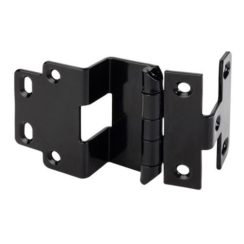 Hardware Resources Non-Mortise Institutional 5-Knuckle Cabinet Hinge in Black