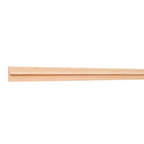 Hardware Resources 1-1/2" x 13/16" Light Rail Moulding in Maple Wood (8 Linear Feet)