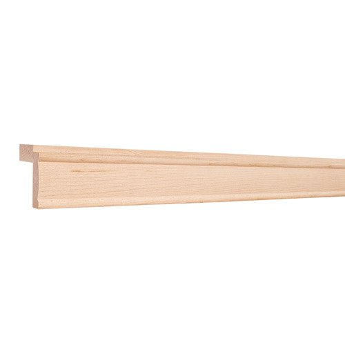 Hardware Resources 2-1/4" x 1-1/2" Light Rail Moulding in Maple Wood (8 Linear Feet)