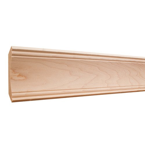 Hardware Resources 4-1/4" x 3/4" Cove Crown Moulding in Cherry Wood (8 Linear Feet)