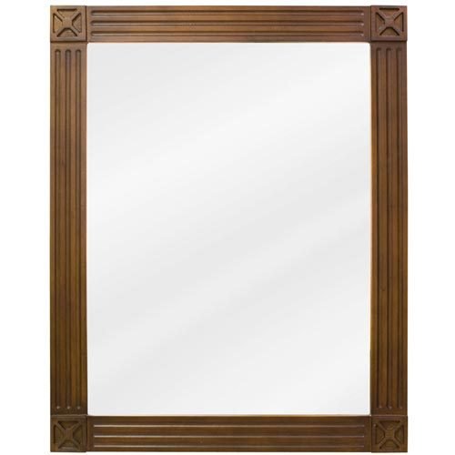 Elements Hardware 20" x 25" Mirror in Toffee with Beveled Glass