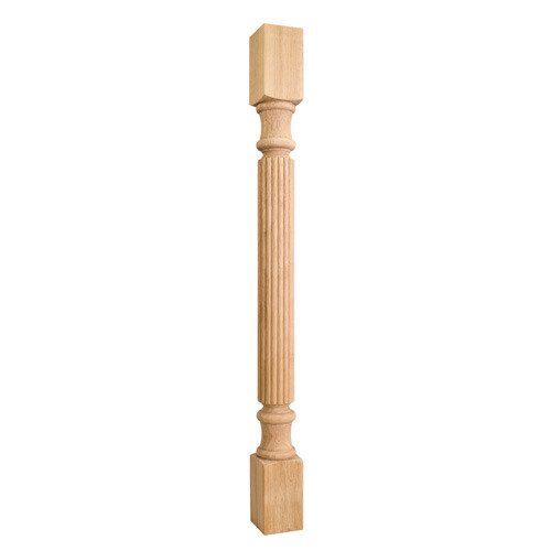 Hardware Resources 42" Reed Traditional Post in Hard Maple Wood