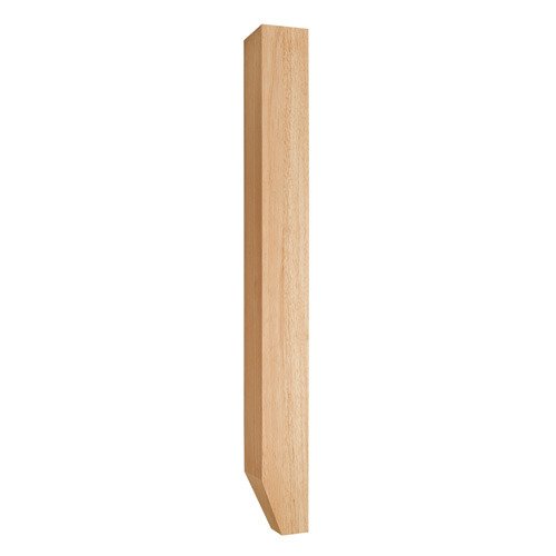 Hardware Resources 3 1/2" x 35 1/2" x 3 1/2" Tapered Transitional Post Shaker in Hard Maple Wood