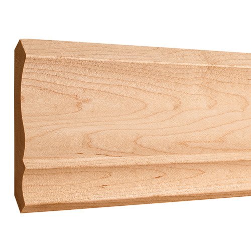 Hardware Resources 4-1/4" x 11/16" Standard Crown Moulding in Cherry Wood (8 Linear Feet)