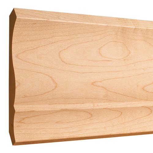 Hardware Resources 5-1/2" x 11/16" Standard Crown Moulding in Poplar Wood (8 Linear Feet)