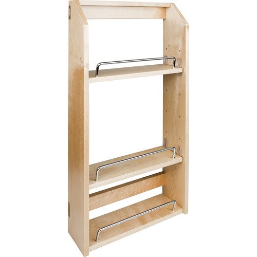 Hardware Resources Adjustable Spice Rack for 21" Wall Cabinet