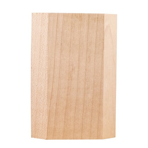 Hardware Resources Plain Traditional Transition Block in Hard Maple Wood