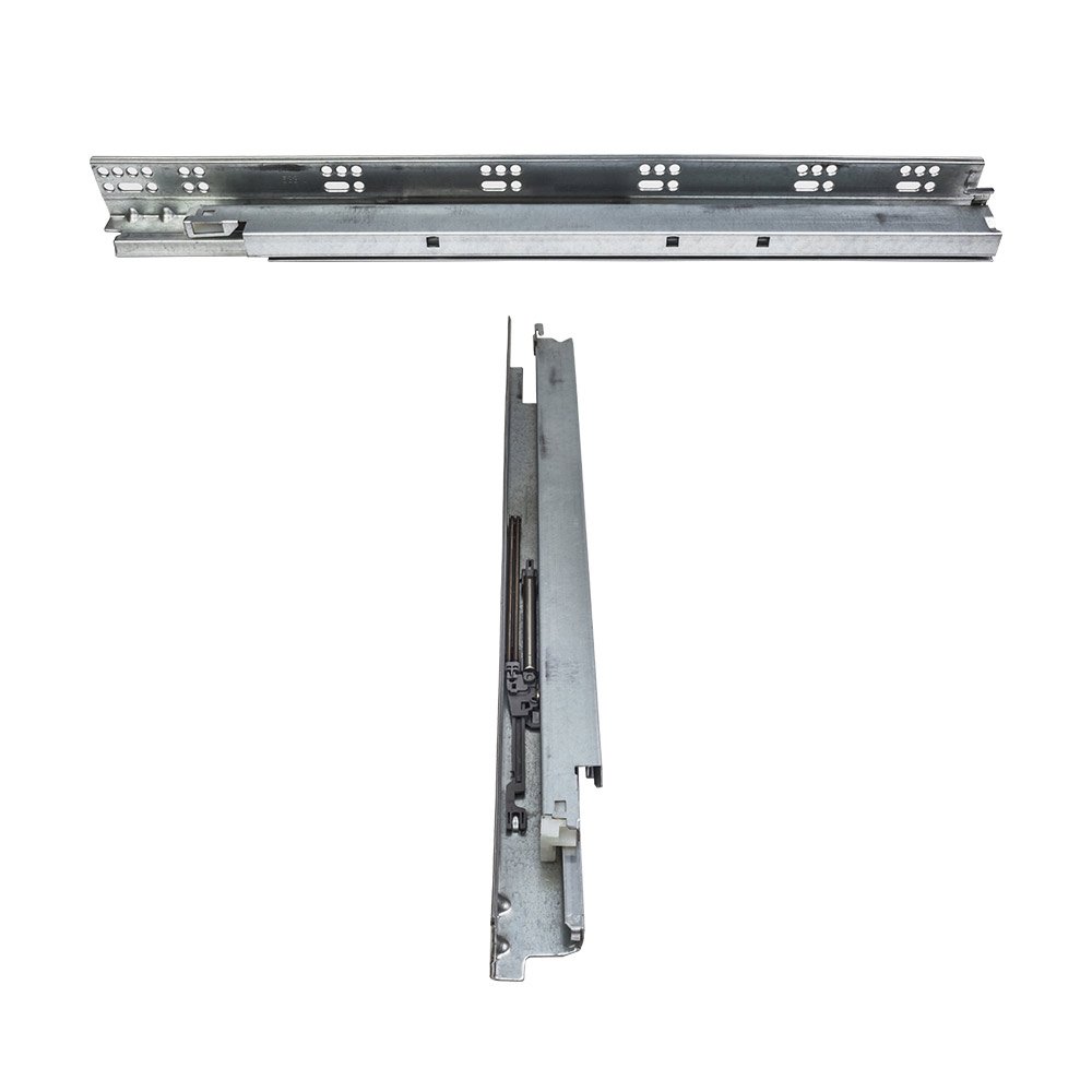 Hardware Resources 12" High End Undermount Drawer Slide. Fits drawers with 1/2" to 5/8" material. Does NOT include clips. Must order clips separately. 