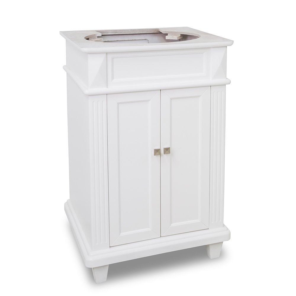Elements Hardware 22-7/8" Vanity in Painted White