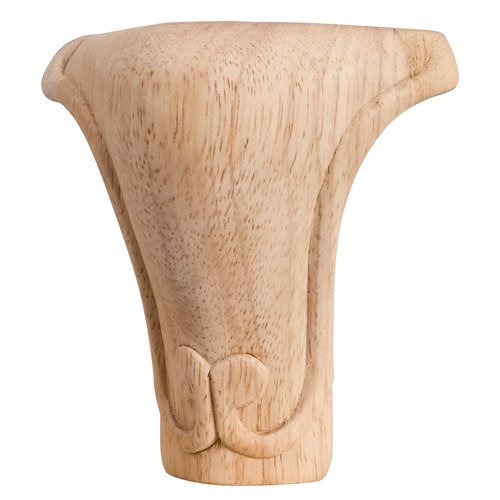 Hardware Resources 5" Queen Anne Traditional Leg in Cherry Wood