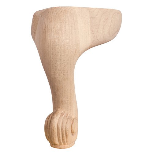 Hardware Resources 5" x 8" x 5" French Traditional Leg in Oak Wood