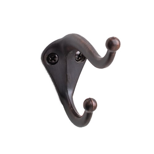 Hardware Resources 2 5/16" Single Wall Mount Coat Hook In Brushed Oil Rubbed Bronze