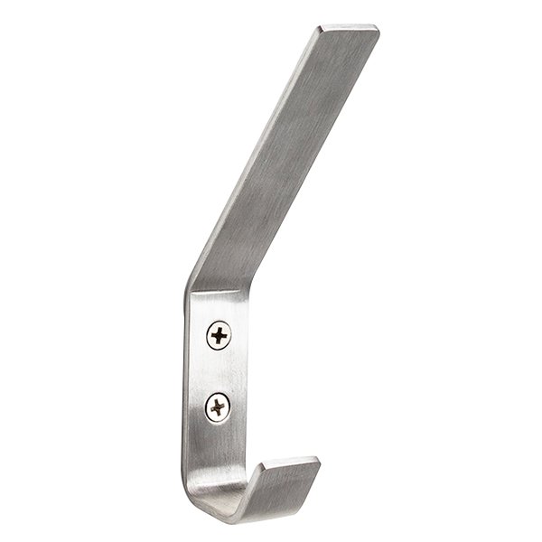 Hardware Resources 5 9/16" Single Wall Mount Coat Hook In Stainless Steel