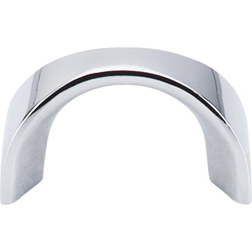 Top Knobs Crescent 1 1/4" Centers Arch Pull in Polished Chrome