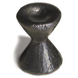 Du Verre Hardware Round Extra Large Iron Knob in Black