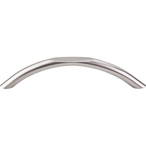 Top Knobs Curved 5 1/16" Centers Arch Pull in Brushed Satin Nickel