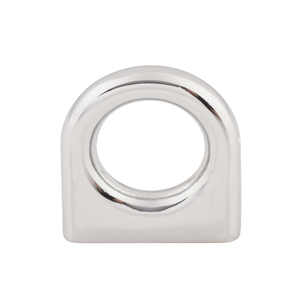 Top Knobs Ring 5/8" Centers Ring Pull in Polished Chrome