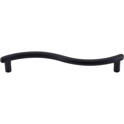 Top Knobs Spiral 5 1/16" Centers Bar Pull in Flat Black
