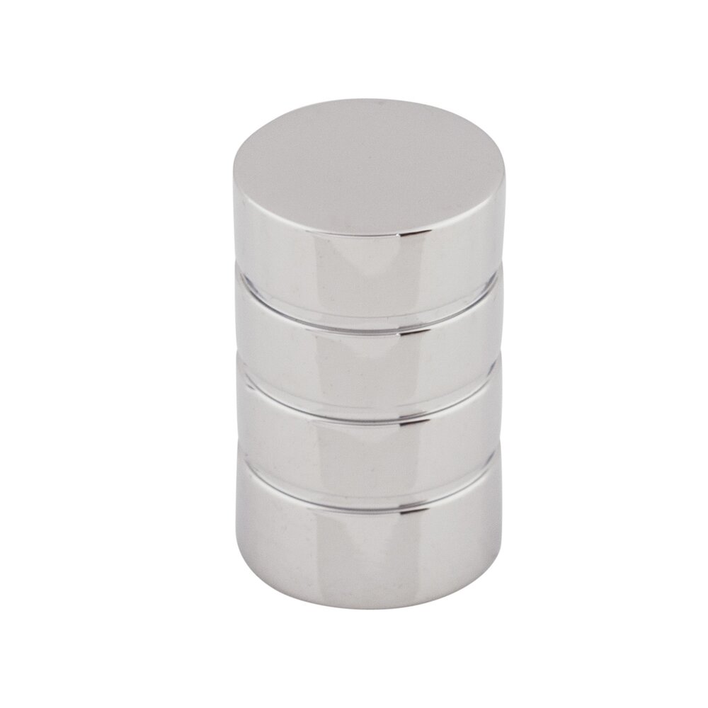 Top Knobs Stacked 5/8" Diameter Mushroom Knob in Polished Chrome