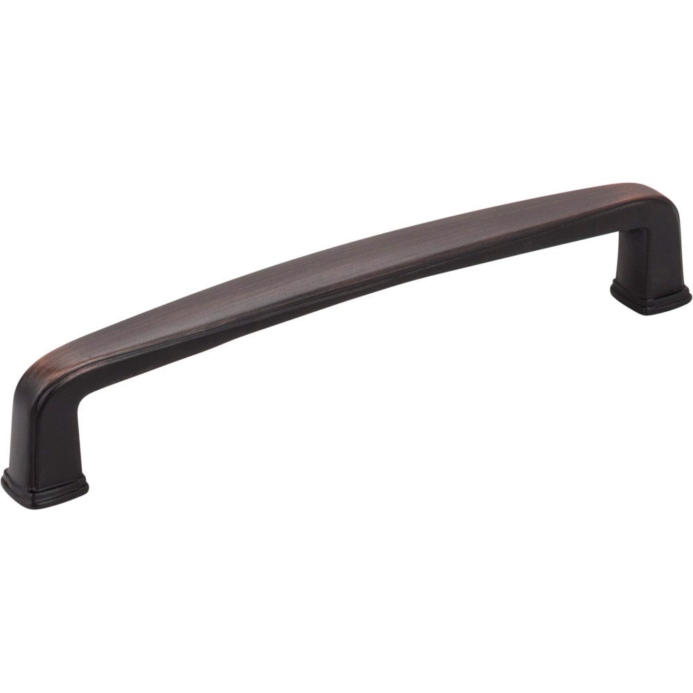 Jeffrey Alexander 5" Centers Plain Square Pull in Brushed Oil Rubbed Bronze