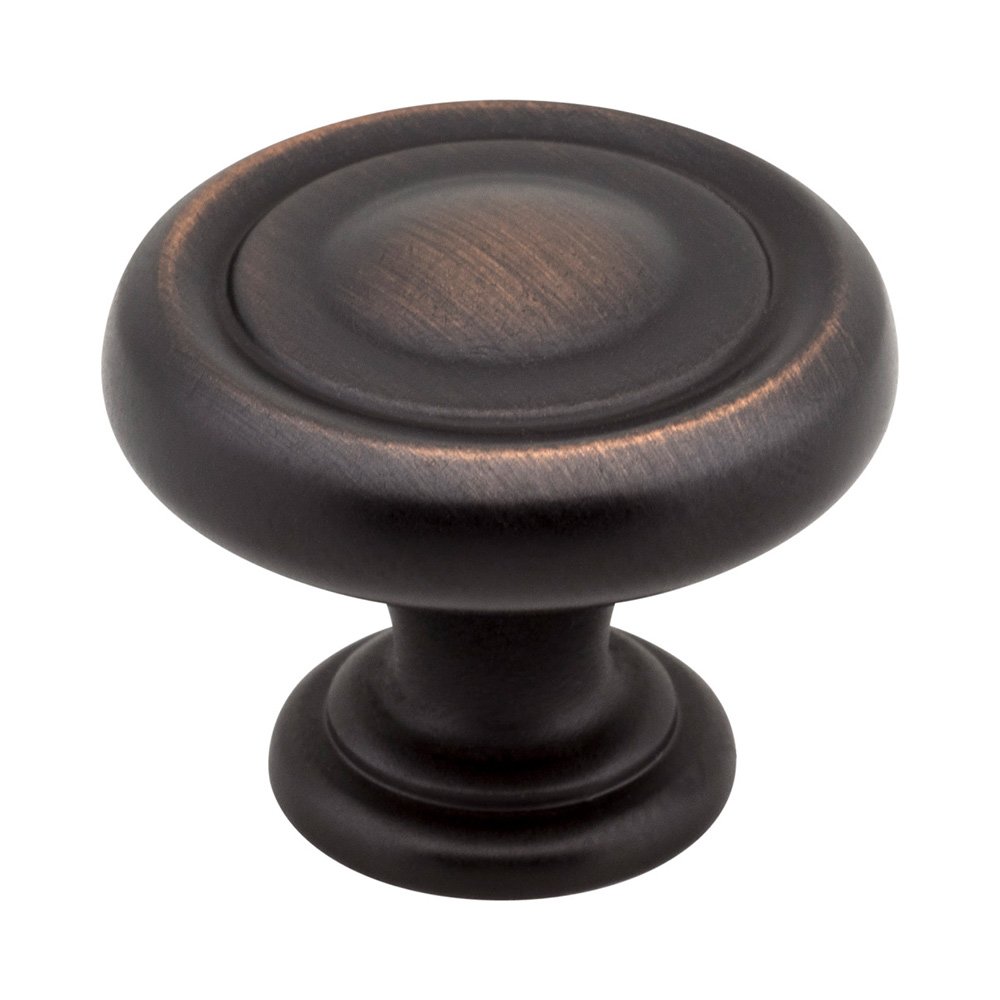 Jeffrey Alexander 1 1/4" Diameter Button Knob in Brushed Oil Rubbed Bronze