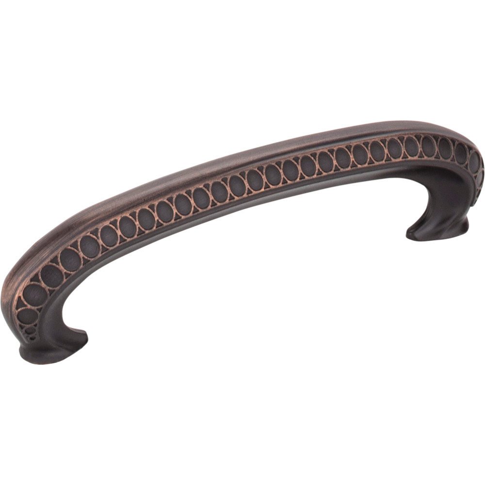 Jeffrey Alexander 3 3/4" Centers Art Deco Pull in Brushed Oil Rubbed Bronze