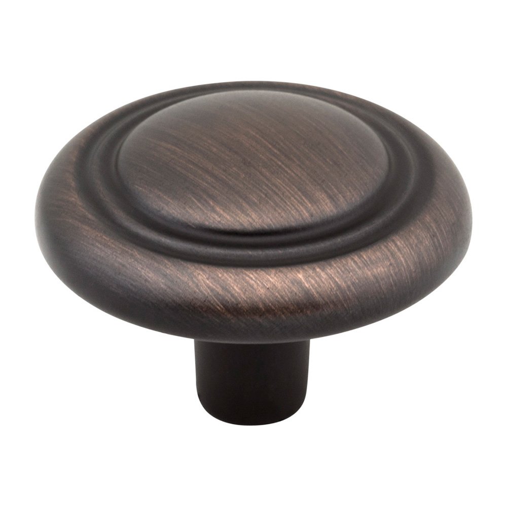Elements Hardware 1 1/4" Diameter Knob in Brushed Oil Rubbed Bronze