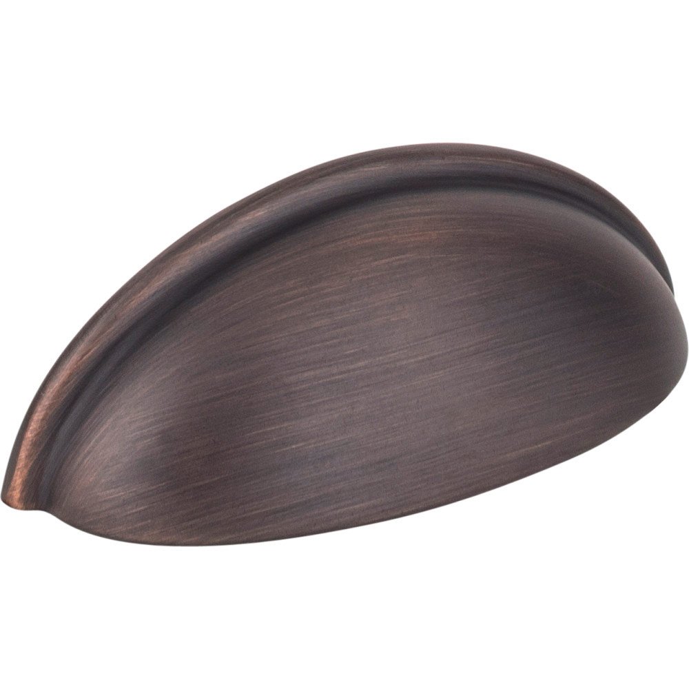 Elements Hardware 3" Centers Small Cup Pull in Brushed Oil Rubbed Bronze