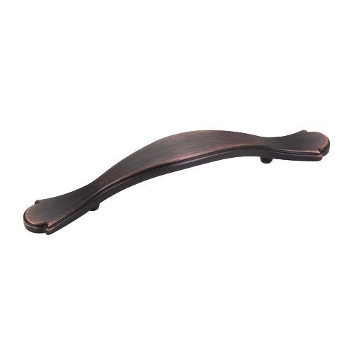 Elements Hardware 3" Centers Footed Pull in Brushed Oil Rubbed Bronze