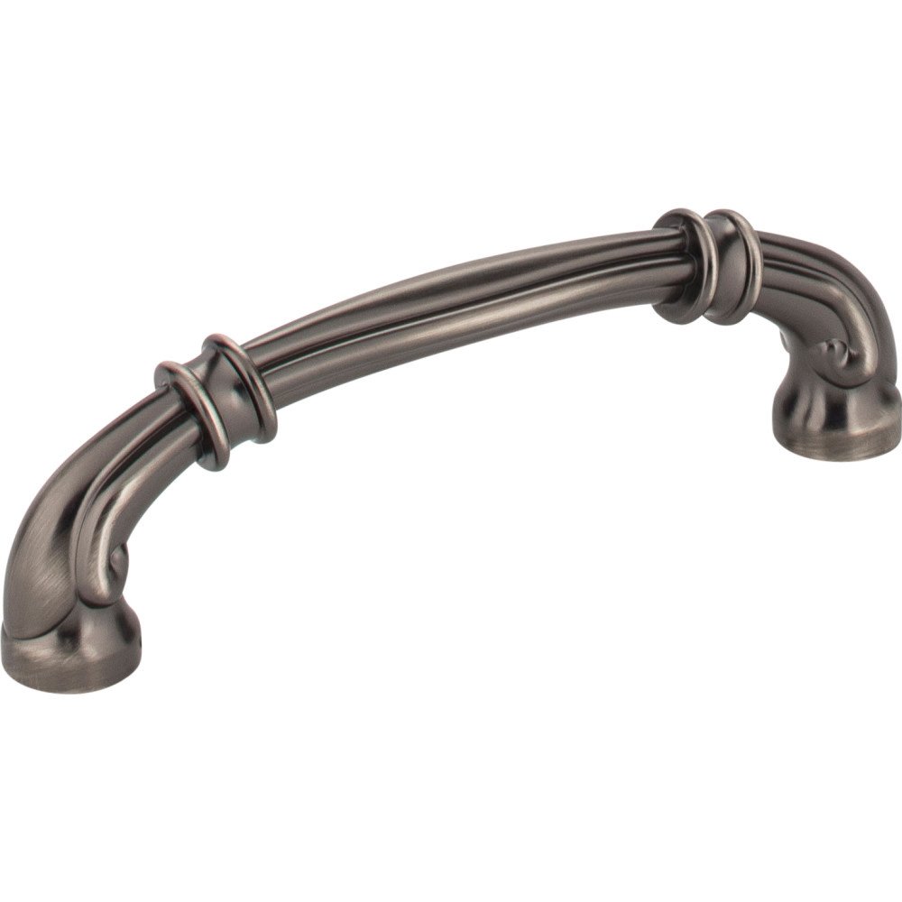 Jeffrey Alexander 3 3/4" Centers Lafayette Pull in Brushed Pewter