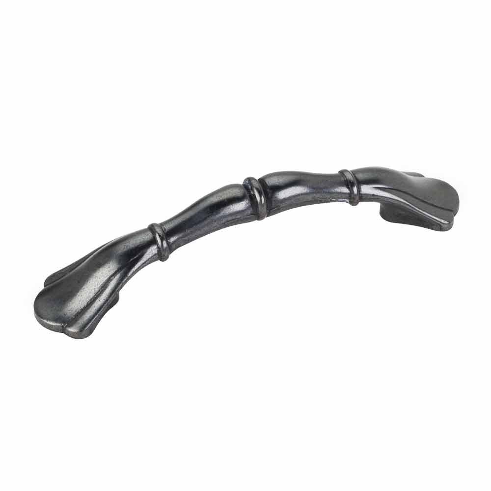 Elements Hardware 3" Centers Footed Pull in Gun Metal